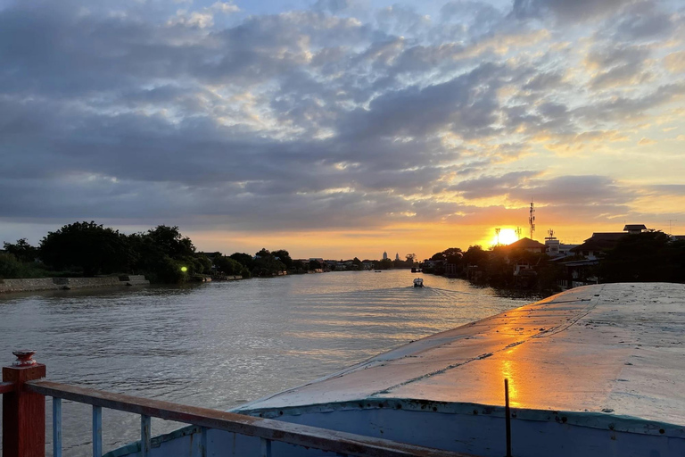 Bangkok: Ayutthaya Temples Day Trip with Sunset Cruise