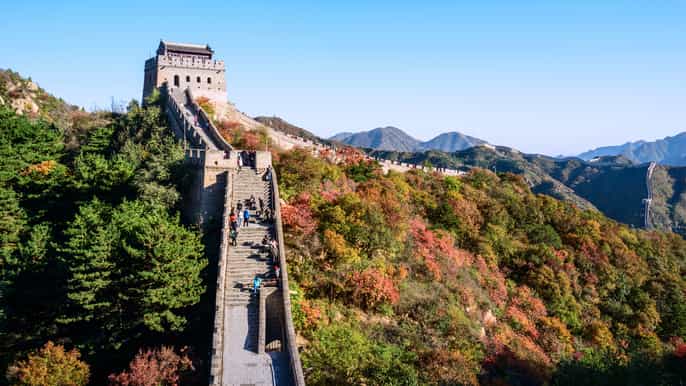 badaling great wall and ming tombs coach tour from beijing