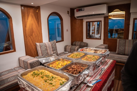 Doha: Traditional Dhow ride with Live BBQ Buffet Dinner Dhow Ride with Live BBQ Buffet dinner incl. Pick & drop