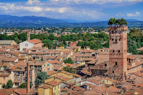 Depuis le port de Livourne : transfert vers Pise et LucquesTransfert avec visite à pied à Lucca