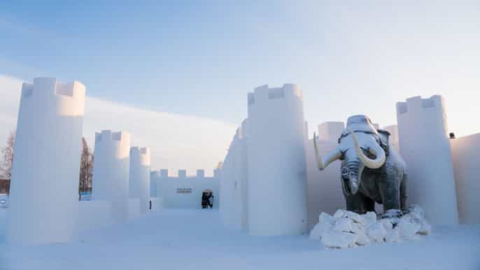 rovaniemi day trip to the snow castle in kemi