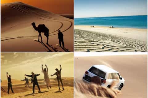 Doha: Desert Safari Dune Bashing with Camel Ride