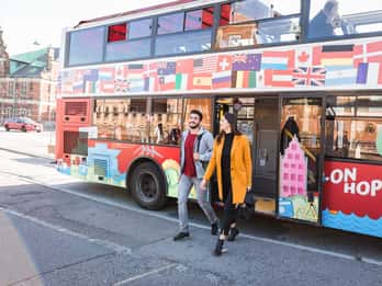 Kopenhagen: Hop-On-Hop-Off Sightseeingtour mit Bus und Boot Kopenhagen: Hop-On-Hop-Off Sightseeingtour mit Bus und Boot