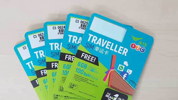 unlimited prepaid sim card for thailand 15 days validity