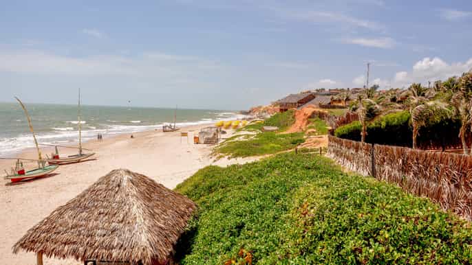 excursão de 1 dia à praia canoa quebrada saindo de fortaleza