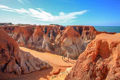 from fortaleza morro branco and fontes beach day tour