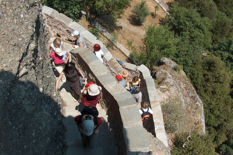 De Thessaloniki: Viagem de trem para Meteora e passeio pelo mosteiroDe Thessaloniki: viagem de trem para Meteora e excursão ao mosteiro