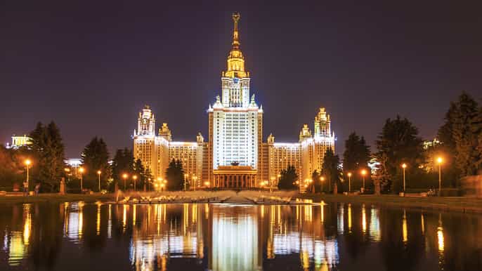 moscow private night tour with pickup