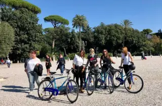 Rom: Geführte Radtour durch die Gärten der Villa Borghese