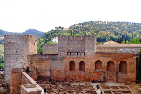 Grenade : visite guidée de l'Alhambra et des jardins du GénéralifeVisite guidée en anglais