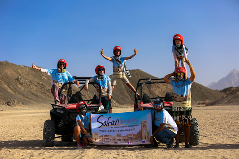 Hurghada : Safari dans le désert au coucher du soleil en buggy des dunesBuggy familial