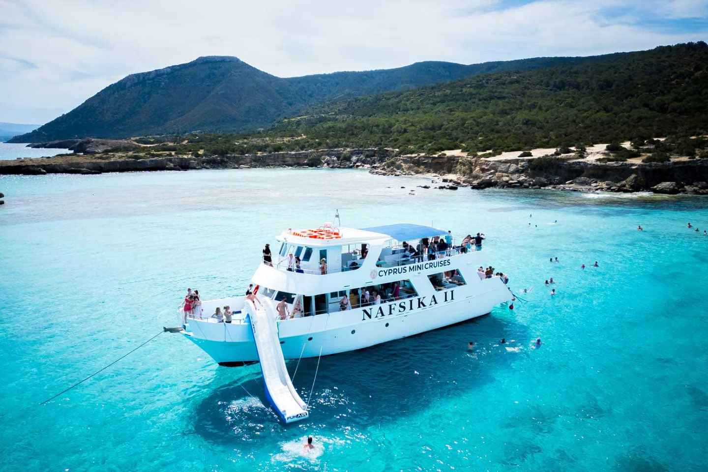 Transfers: Paphos to Latchi, BBQ & Waterslide Cruise