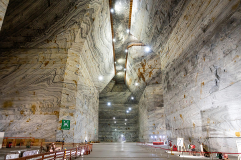 Depuis Bucarest : La plus grande mine de sel d'Europe et le château de PelesDepuis Bucarest : Visite privée de la mine de sel et du château de Peles