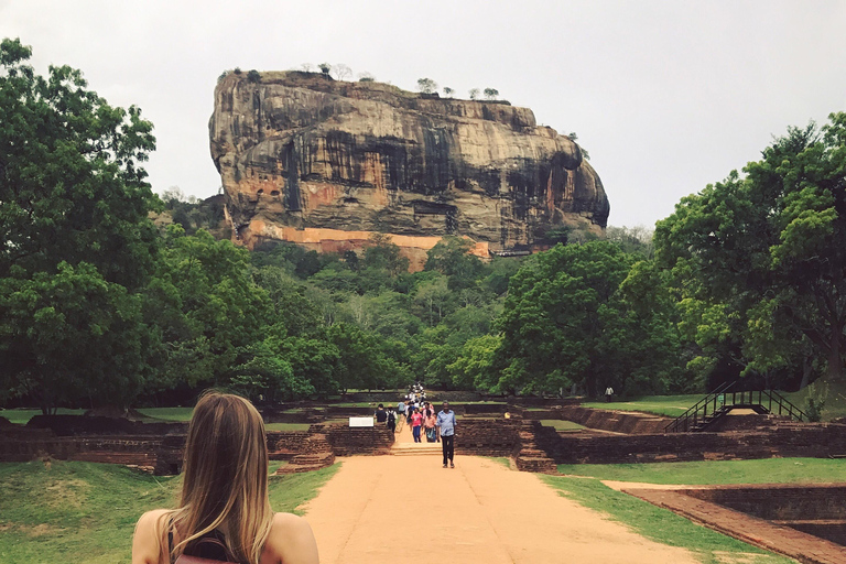 Sigiriya and Pidurangala Rock From Colombo