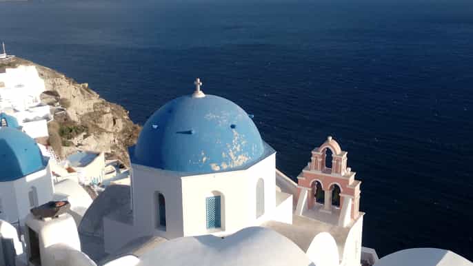 santorini smallgroup highlights tour of venetian castles