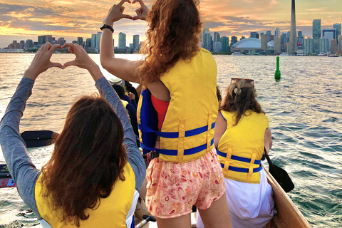 Toronto Islands: Sunset Canoe Tour