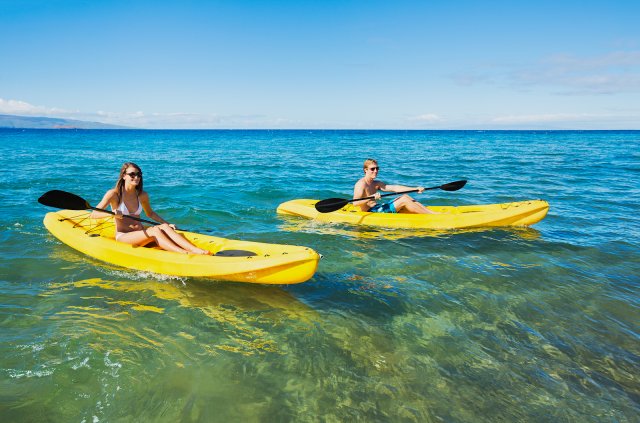 South Maui: tour in kayak e snorkeling Premium Turtle Town
