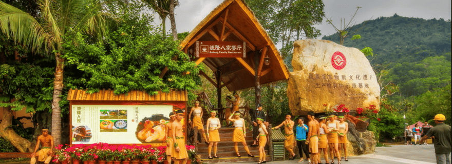 Sanya : visite privée d'une demi-journée du parc de la minorité Li & Miao