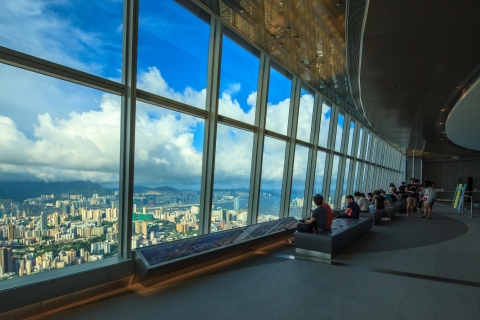 Hong Kong: Sky100 Observatory ticket and Dining Package Hong Kong: Sky100 Observatory and Wine Package