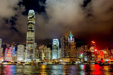 Victoria Harbour: Nacht- oder Symphony of Lights-BootstourSymphony of Lights Tour ab Tsim Sha Tsui