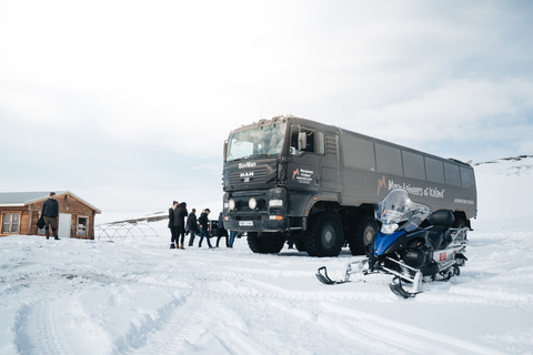 From Gullfoss: Langjökull Glacier Snowmobile Tour