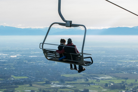 Malownicza przejażdżka wyciągiem krzesełkowym w Christchurch Adventure ParkMalownicza przejażdżka kolejką linową w Christchurch Adventure Park