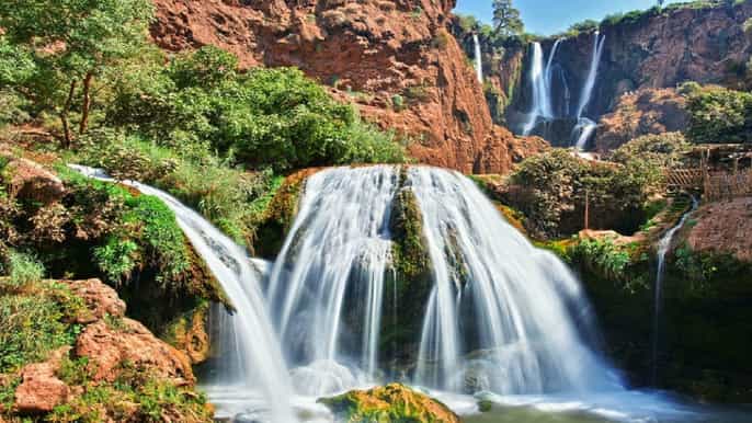 depuis marrakech excursion d1 jour aux cascades douzoud