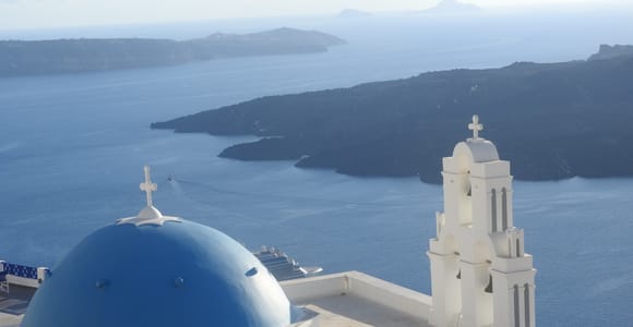 Santorini: Half-Day Sightseeing Tour with Hotel Pickup