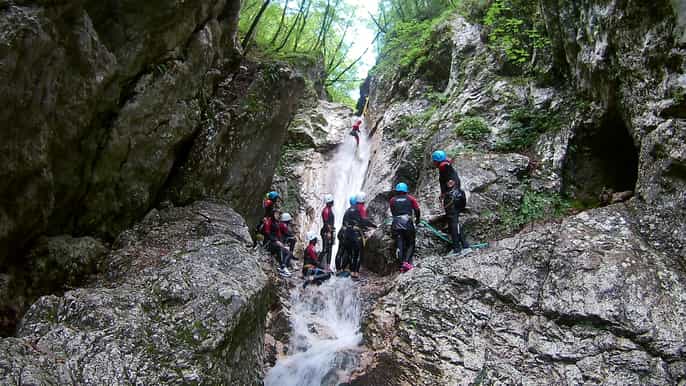 from bovec halfday canyoning tour in soča valley
