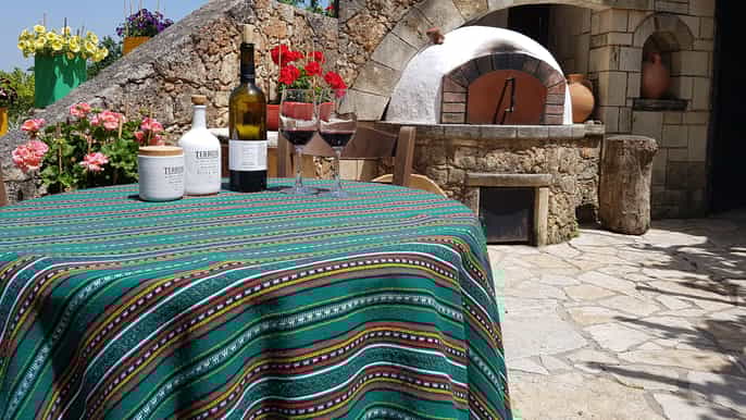 the miracle of wine and olive oil day tour from chania
