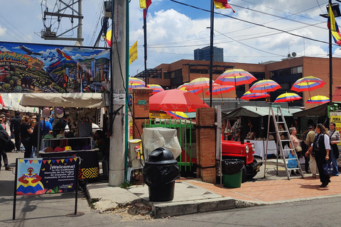 Bogotá: Usaquén Walking Tour + Sunday Arts Market Monday to Saturday – 2.5 hours