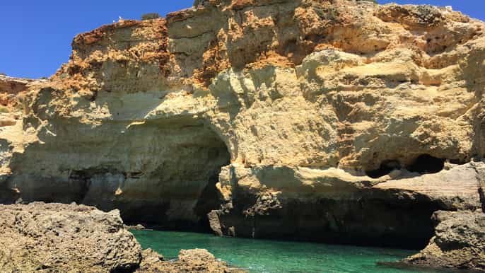 algarve coast private boat tour from portimão