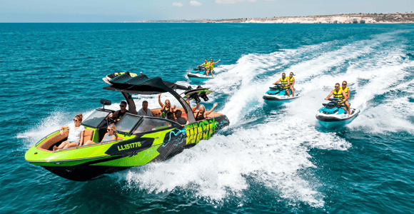 Protaras: Guided Jet Ski Tour - Caves, Lagoon & Snorkeling