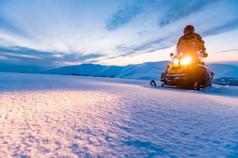 From Tromsø: Daytime Snowmobiling at Camp Tamok