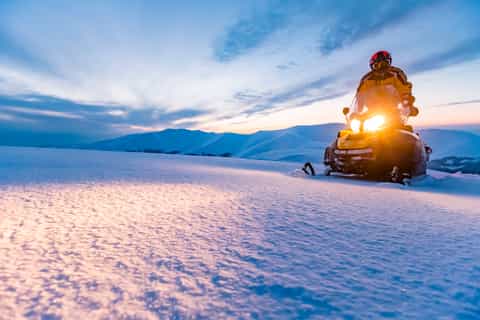 Tromsø: Snøscooter i villmarken