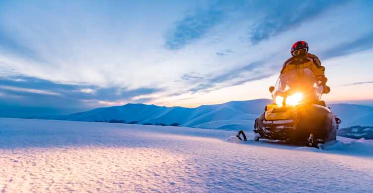 From Tromsø Daytime Snowmobile Safari at Camp Tamok