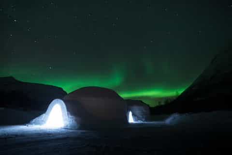 Tromsø Ice Domes Hotel Overnight Stay with Meals & Transfers