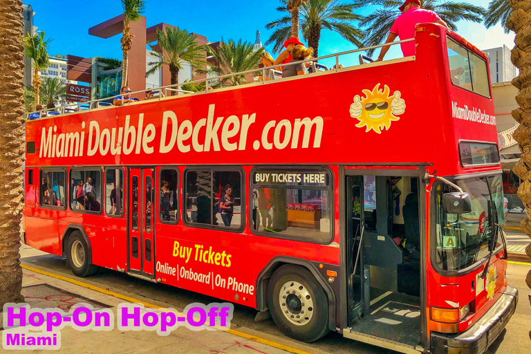 2-dniowy bilet na autobus piętrowy Miami Double Decker z możliwością wsiadania i wysiadaniaMiami: 2-dniowy bilet na autobus hop-on hop-off
