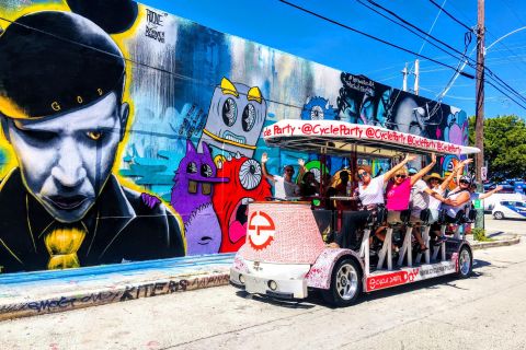 Miami: tour de bares en bicicleta de fiesta por Wynwood