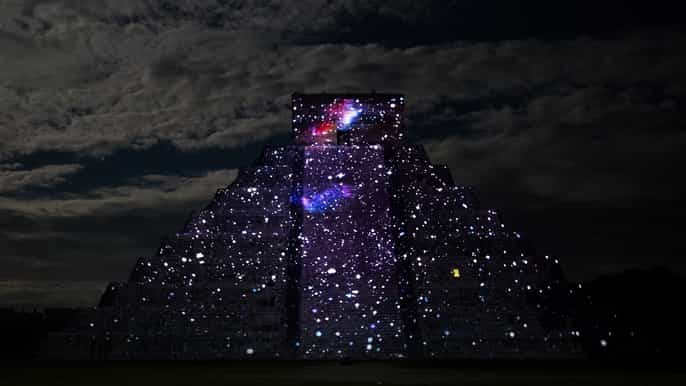 show de luz e som chichen itzá com cenote chukum