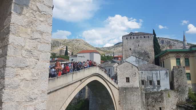 authentic day trip mostar kravice medjugorje from split