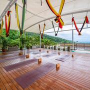 Phuket: Aerial Yoga Class with Rooftop Views