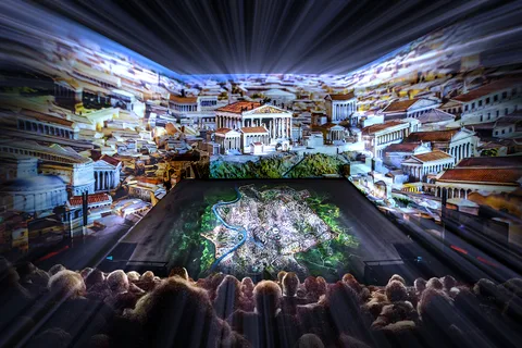 Bienvenue à Rome : spectacle multimédia immersif