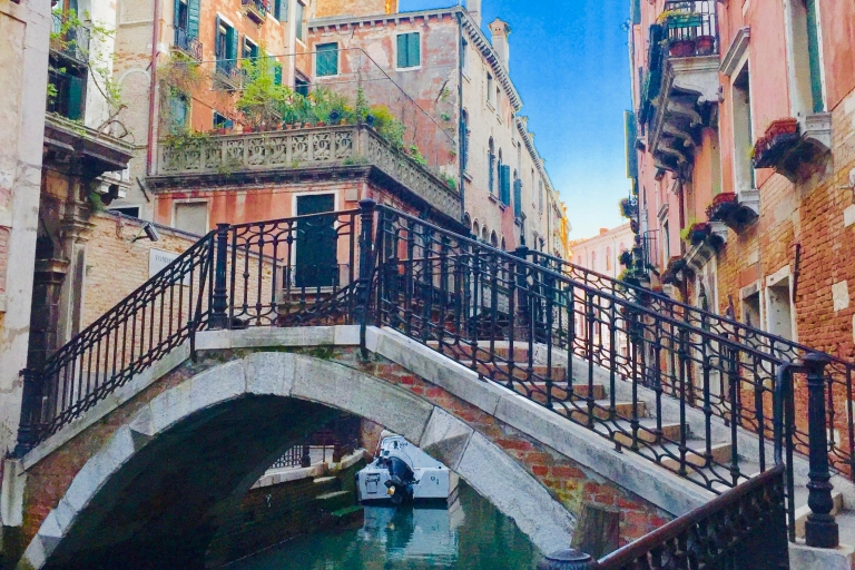 Venetië: 1,5 uur durende wandelingVenetië: 1,5 uur durende wandeltocht in het Frans