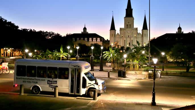new orleans 2timers hjemsøgt aftenbustur med spøgelser