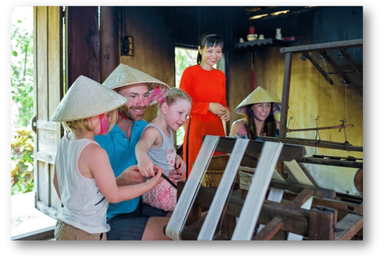 Hoi An: Herstellung von Seidentüchern - Halbtägige TourGruppentour (max. 15 Personen/Gruppe)