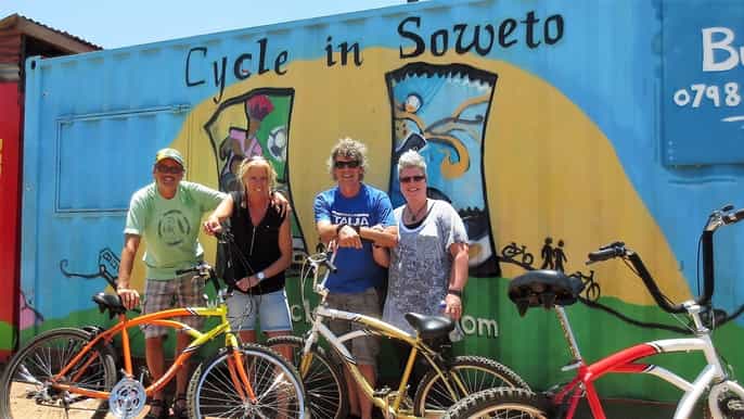 soweto bike tour with a local tour guide