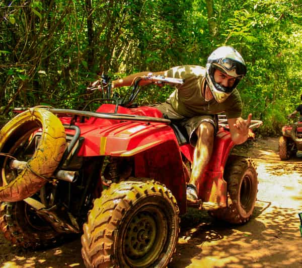 atv on the beach cancun