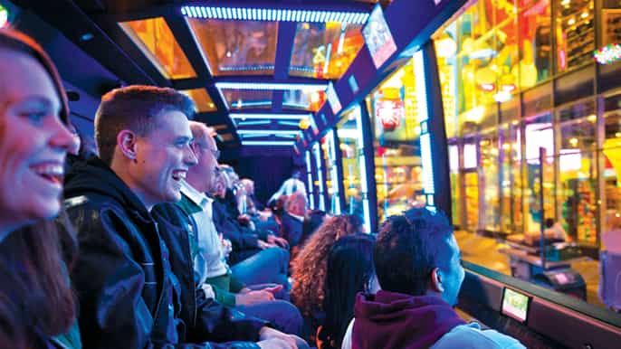 new york midtown manhattan 1.5hour multimedia bus tour