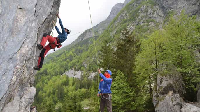 bovec rock climbing tour